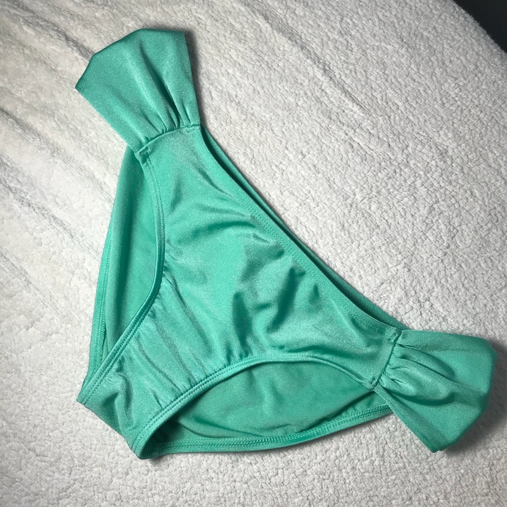 Teal bikini swimsuit bottoms